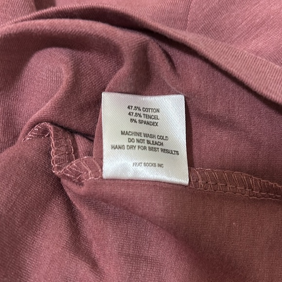 Feat Clothing hybrid overshirt snap closures 2 front pockets color chestnut S - Picture 8 of 9